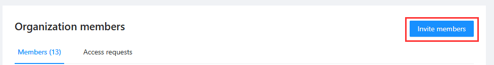 Invite Members button
